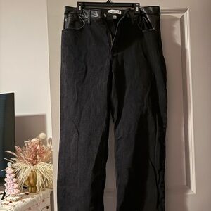Abercrombie & Fitch Black Relaxed Jeans